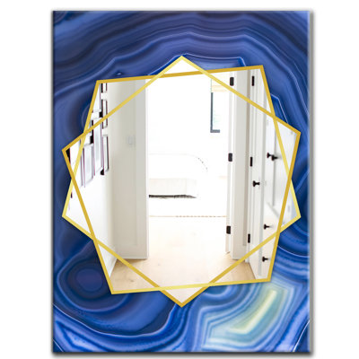 Agate Stone Design Wall Mirror