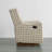 Drenna Tufted Upholstery Manual Swivel Glider Recliner-138498361