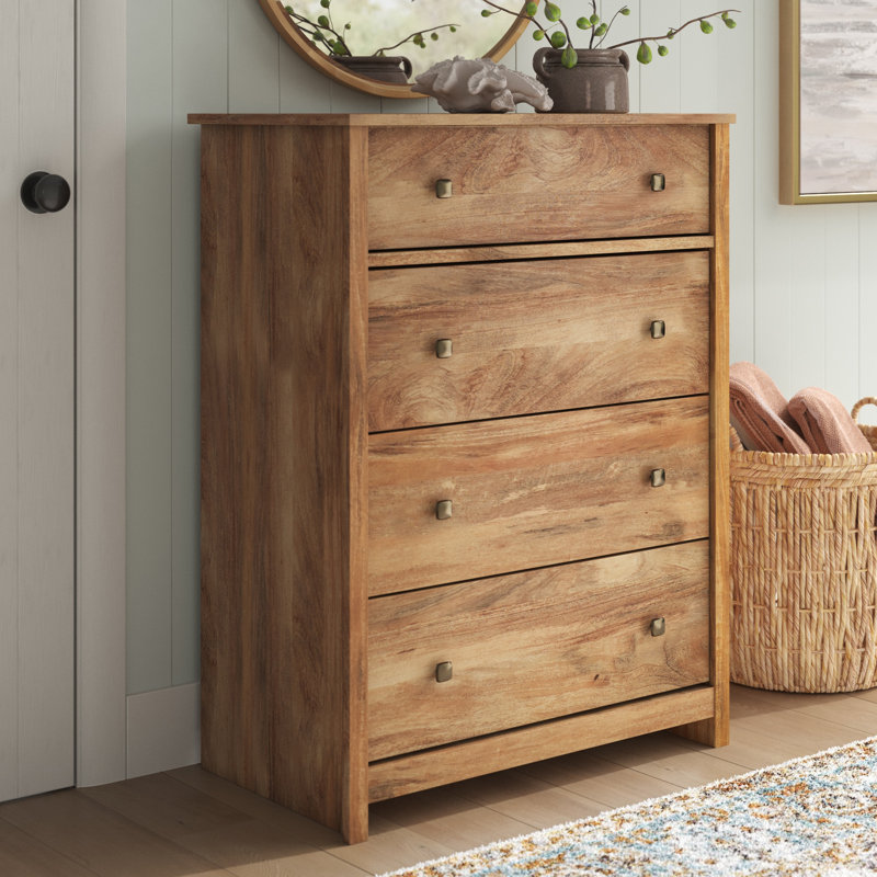 Commode 4 tiroirs 31,73 po Newquay, Sindoori mangue