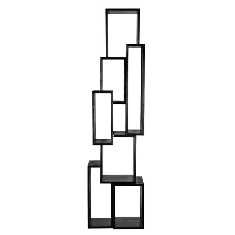 Lincoln Solid Wood Geometric Bookcase
