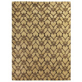 Metro Wool Floral Area Rug