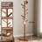 Classic Solid Wood Clothes And Hat Stand-624641977