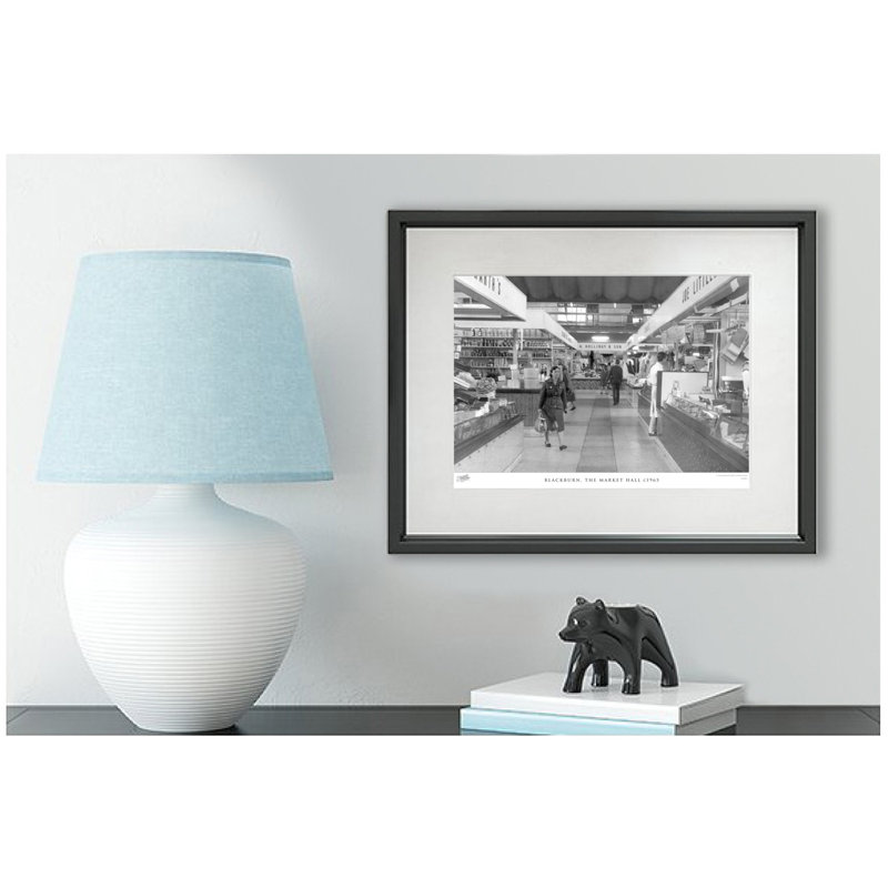Blackburn, The Market Hall C1965 - Single Picture Frame Print, 28cm H x 36cm W x 2.3cm D