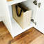 Système d'organisation modulaire en bois avec miroir