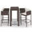 Garden Bar Set with Cushions Patio-1493360346