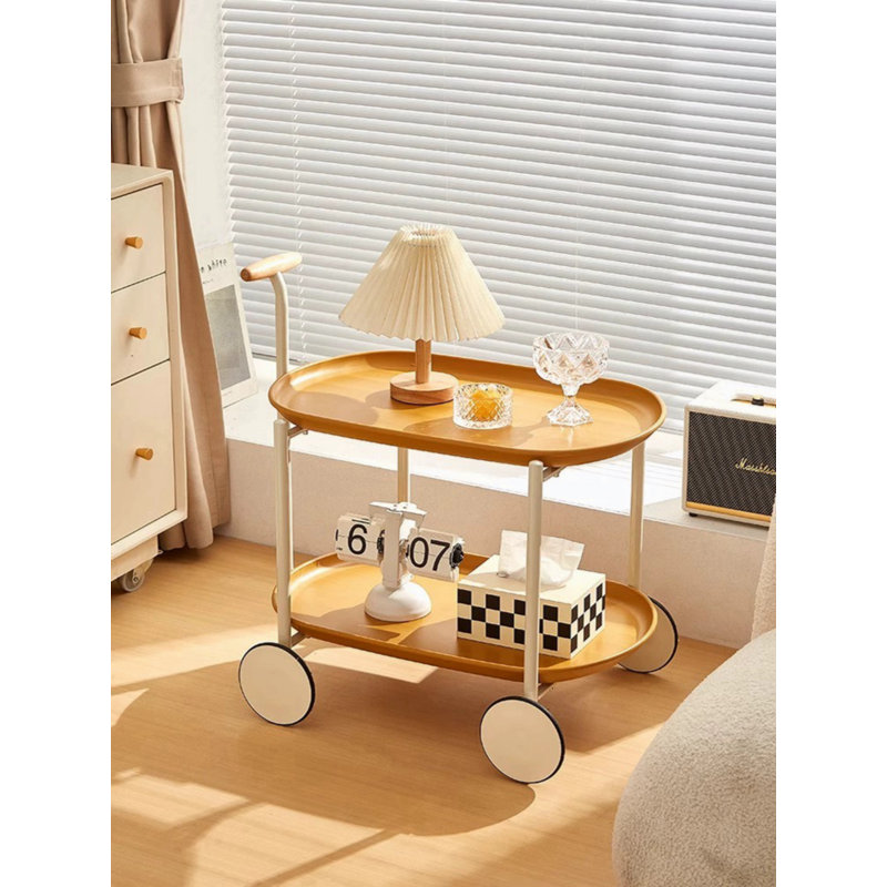 Iron Top End Table, Ginger
