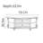 American retro and simple coffee table