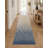 Blue Flowing Pixel Patterned Woven Base Carpet-1887304967