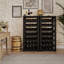 Abderahmane Solid Wood Freestanding Wine Bottle Rack-761202408
