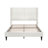 Queen Size Bed Frame With 55.5"High Back Upholstered Headboard,Boucle Fabric,12 Slat Support,Thickened Side Panels,Solid Wood Feet,No Box Spring Needed(White)-80800297-80800296