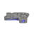 Nostrand Reclining Massager Sectional-109665743