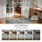 Modern Abstract Machine Washable Brown / Gray / Orange Indoor Area Rug With Non-Slip Backing-128965081
