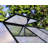 Palram - Canopia Hybrid 6' W x 8' D Walk-In Hobby Polycarbonate Aluminum Frame Greenhouse Kit with Roof Vent - Black-311543922-314629674