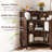 Fluted Corner Accent Cabinet With Sliding Doors And Storage Shelf