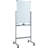 Freestanding Steel Reversible Magnetic Whiteboard-59971437