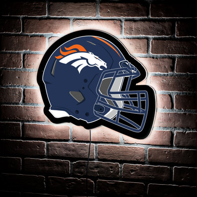 NFL LED Helmet Shaped Lighted Wall Sign