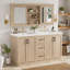 Meuble-lavabo double 59 po avec lavabo SMC