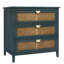 Armoire 3 tiroirs, rotin naturel, mobilier américain, convient pour la chambre à coucher, le salon et le bureau