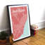 Barcelona City Map - No Frame Print-933474247