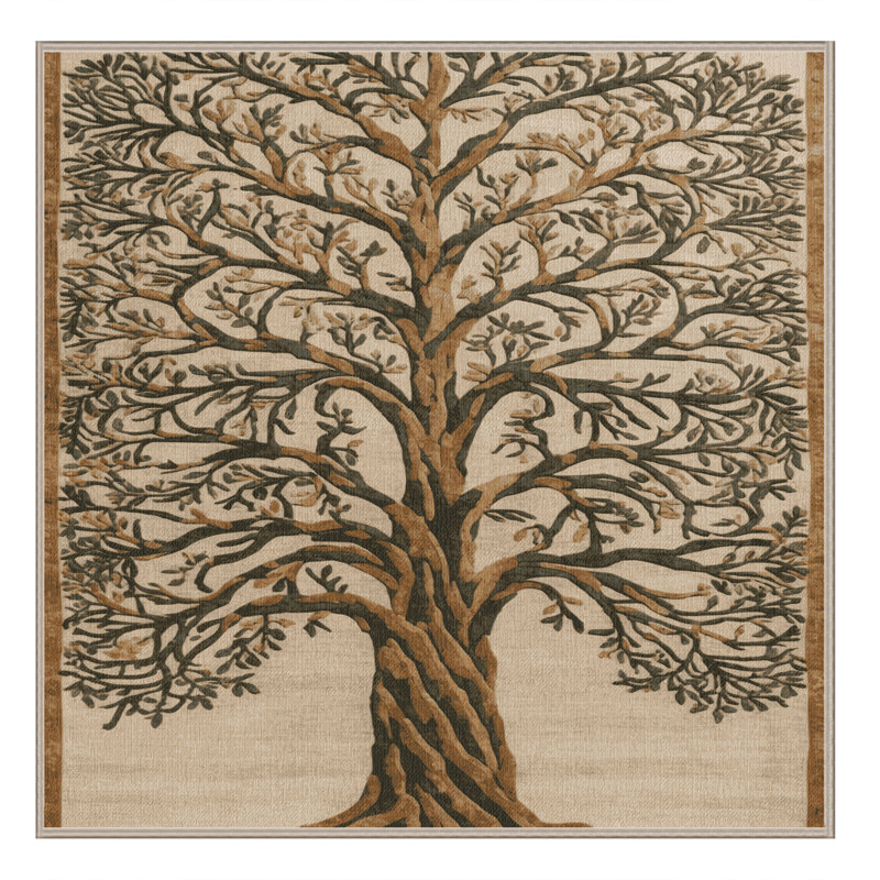 Tapis brun lavable à la machine, Rectangulaire 2 pi x 3 pi