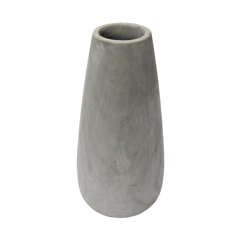 Isabeth Paulownia Wood Vase with Washed Finish