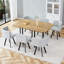 Ensembles de table de salle à manger modernes en MDF et métal peu encombrants pour la cuisine