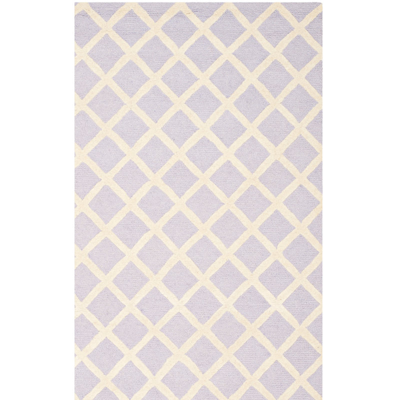 Tapis en laine touffeté à la main Sanyla, Rectangle 3 pi x 5 pi