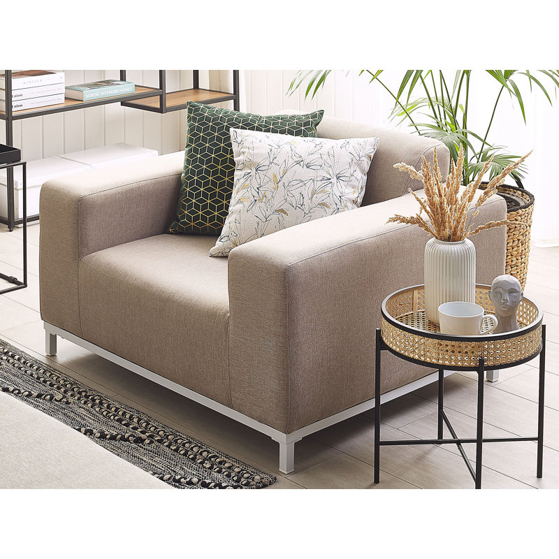 Eleene Outdoor Lounge Chair, Beige