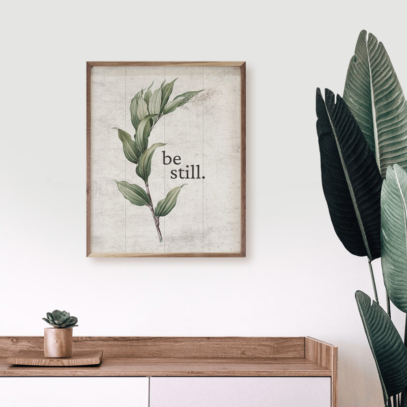 Be Still Greenery - blanc, L 16 po x H 20 po