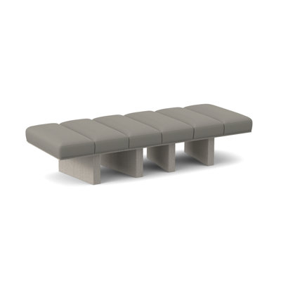 Banc rembourré Oblique