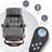 Huttonsville Reclining Chair with Vibration Massage and Removable Lumbar Pillow, 360 Degree Swivel-1465689889