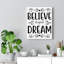 Believe In Your Dream - Wrapped Canvas Print