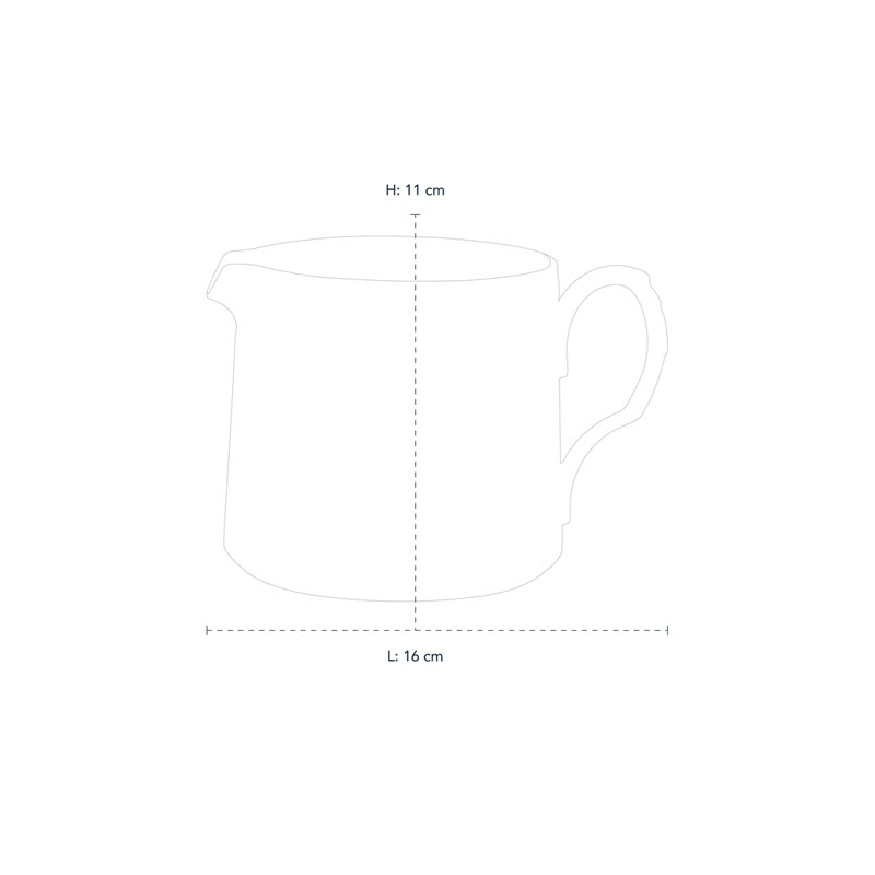 Royal Copenhagen White Fluted 24 oz. Pitcher