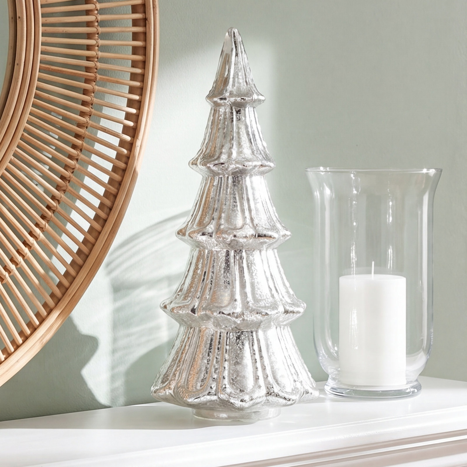 Tabletop Tree, Silver