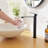 Single-Hole Single-handle Bathroom Faucet with Drain Assembly