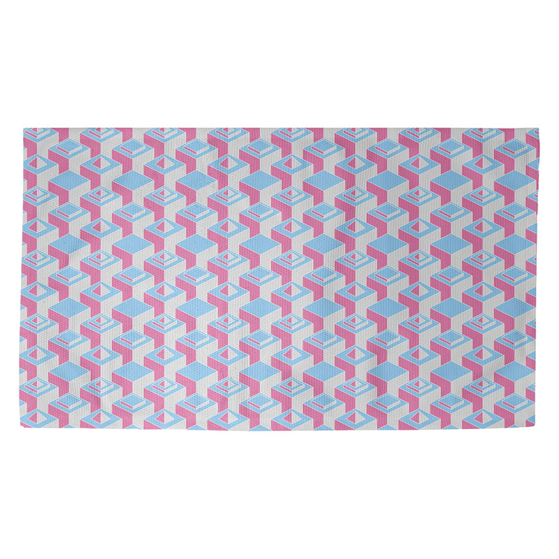 Jordao Geometric Indoor Rug, Rectangle 2' x 3'