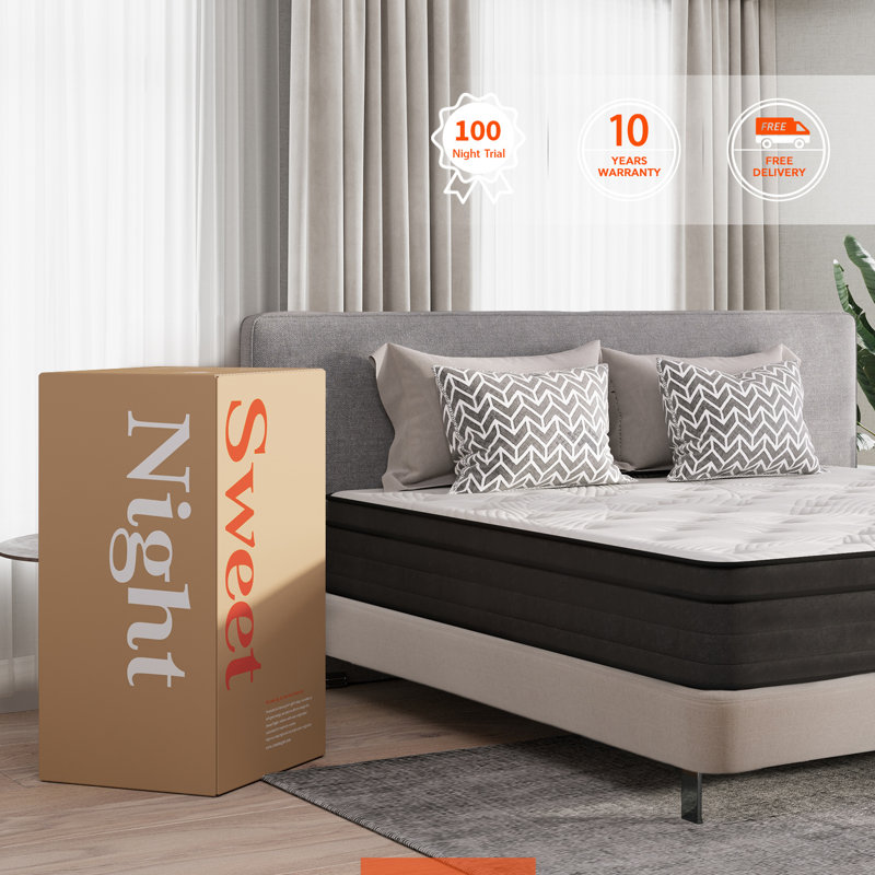 Sweetnight 12'' Medium Hybrid Mattress, Full