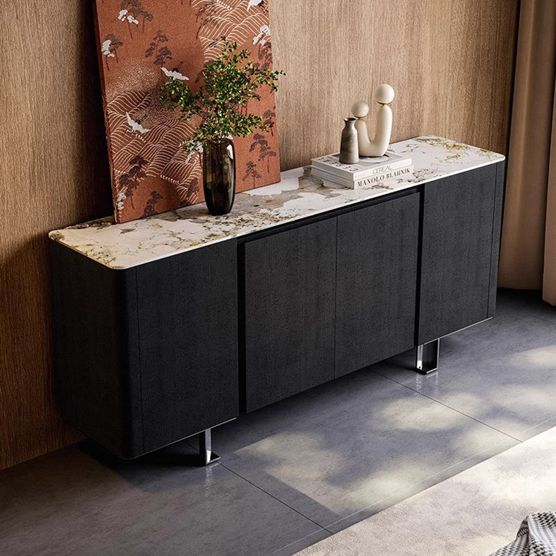 Modern minimalist sideboard storage cabinet, 31.5" H x 62.99" W x 15.75" D