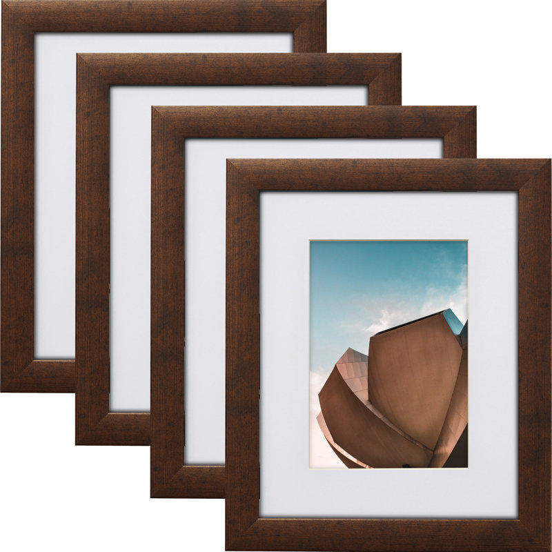 Cadre photo Priston de 1 po en cuivre rustique Priston, 11 po x 17 po emmêlé à 8 po x 12 po