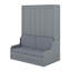 Grand lit escamotable avec coussin-684767704