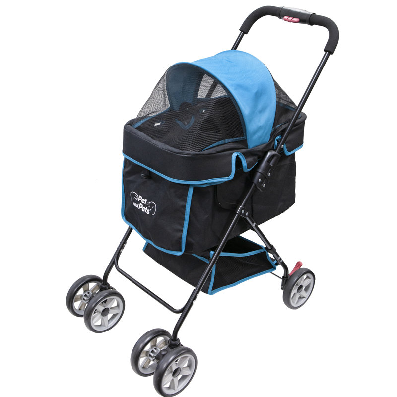 Poussette pour animaux de compagnie, Turquoise