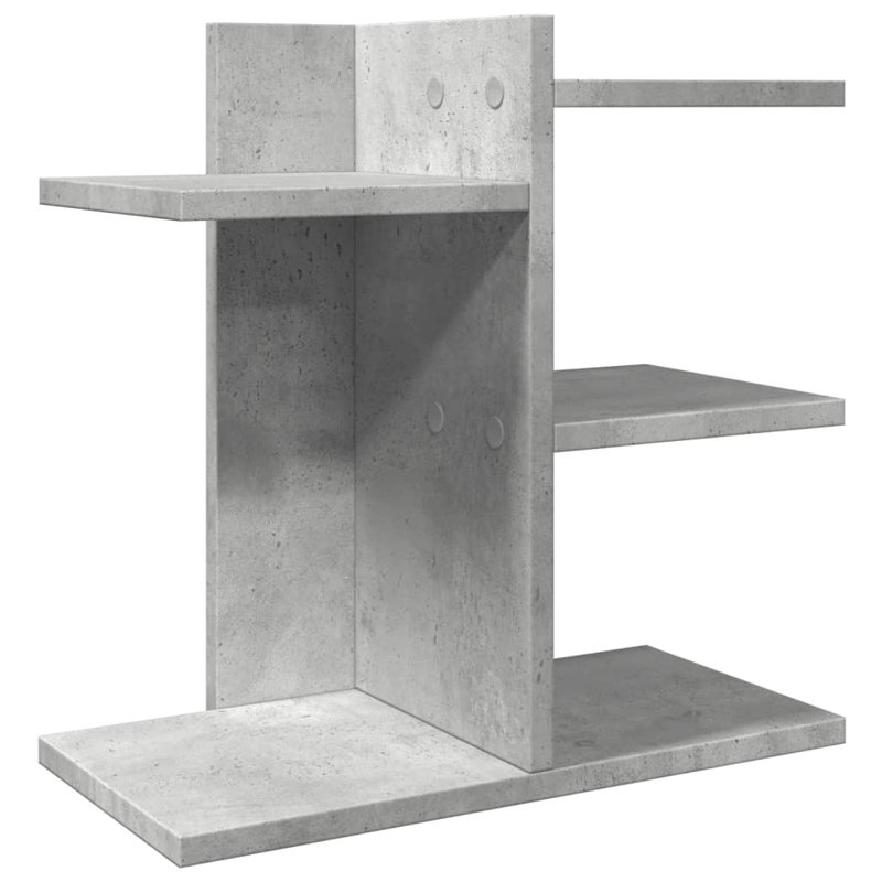 Desk Organiser 42X21.5X42 Cm Engineered Wood, Concrete Grey