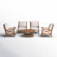 Brunswick Teak Seating Group with Cushions