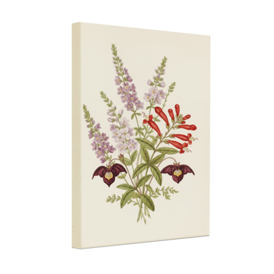 Plants & Flowers Floral Arrangement With Purple And Red Blooms
