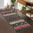Floral Machine Washable Rug with Rubber Non-Slip Backing for Living Room, Dining Room, Bedroom, Office & Playroom-203186214