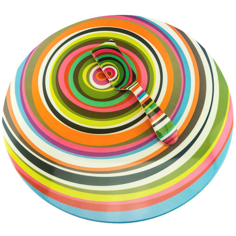 French Bull Ring Melamine Lazy Susan