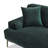 Mineta 94.5" Performance Velvet Fabric Sectional In Amalfi Blue-122253133-122253132