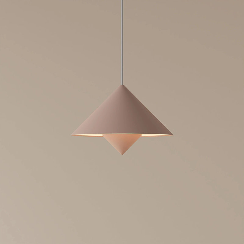 Jai Pendant Light, Sage, 11'' H x 9.84'' W x 9.84'' D, White