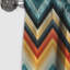 Motif à chevrons Retro Revival - Rideau à chevrons - Rideau occultant à chevrons - 1 panneau-107554798