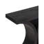 Solid Mango Wood Console Table, Black